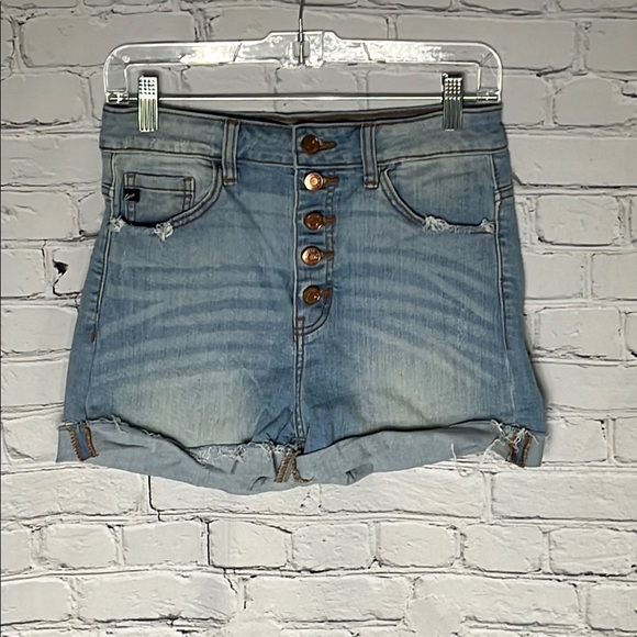 KanCan Pants - FREE with Purchase KanCan Blue Jean Shorts High-Waisted Distressed